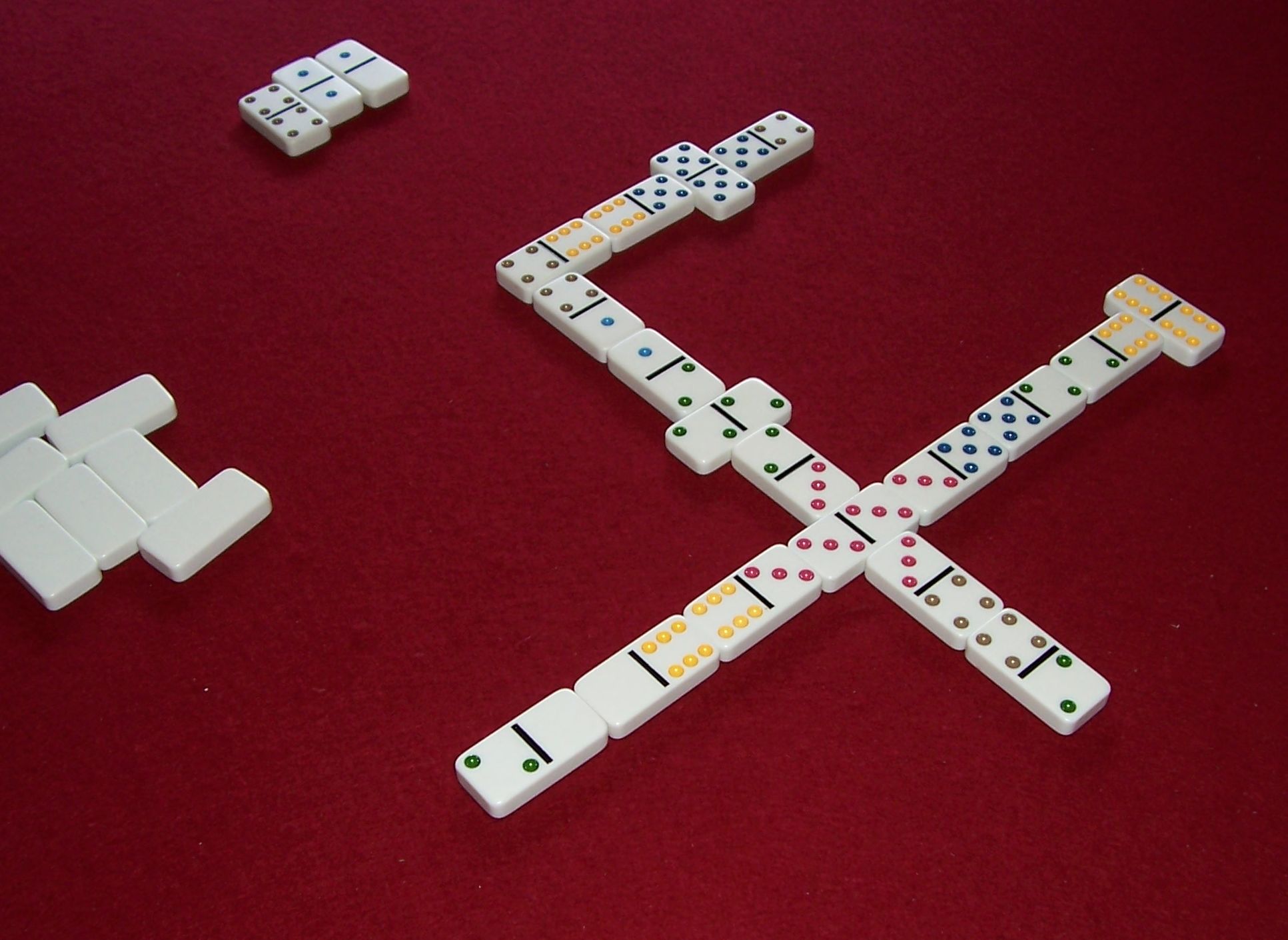 A game of dominoes